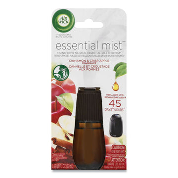 Air Wick® Essential Mist Refill, Cinnamon And Crisp Apple, 0.67 Oz Bottle, 6-carton freeshipping - TVN Wholesale